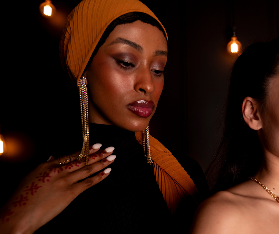 Haze fringe earrings