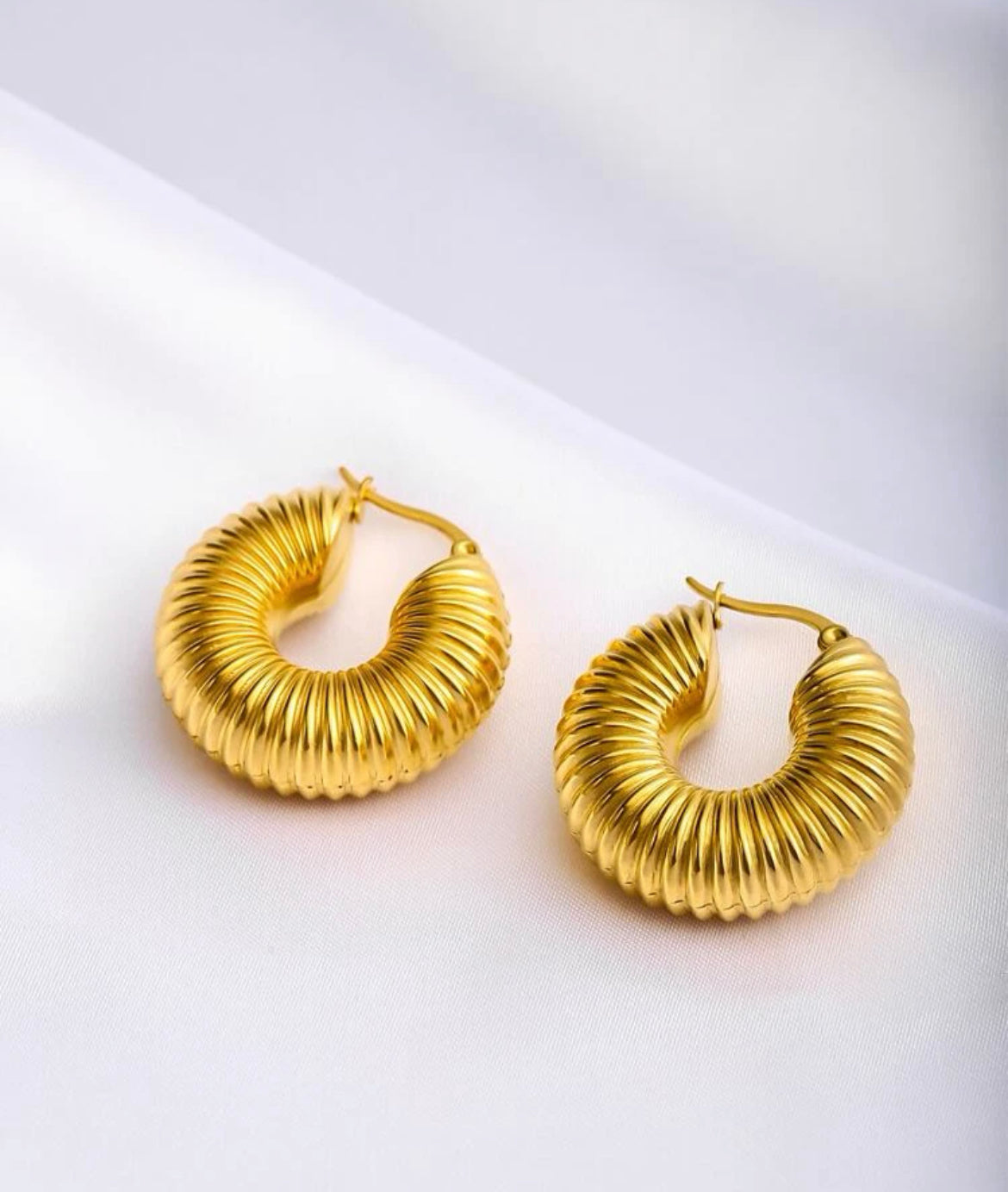 Timeless Snake Hoops