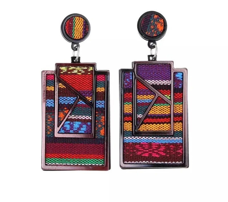 Kente Cloth Earrings