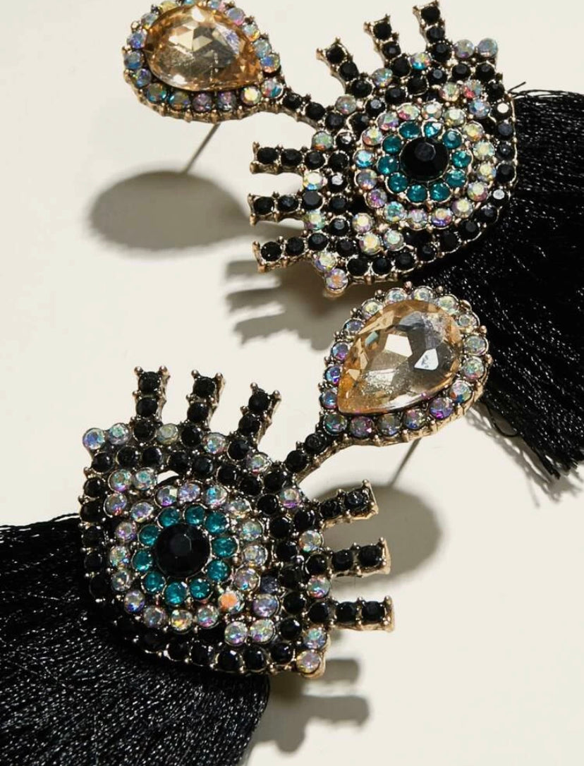 Bedazzled Protection Earrings