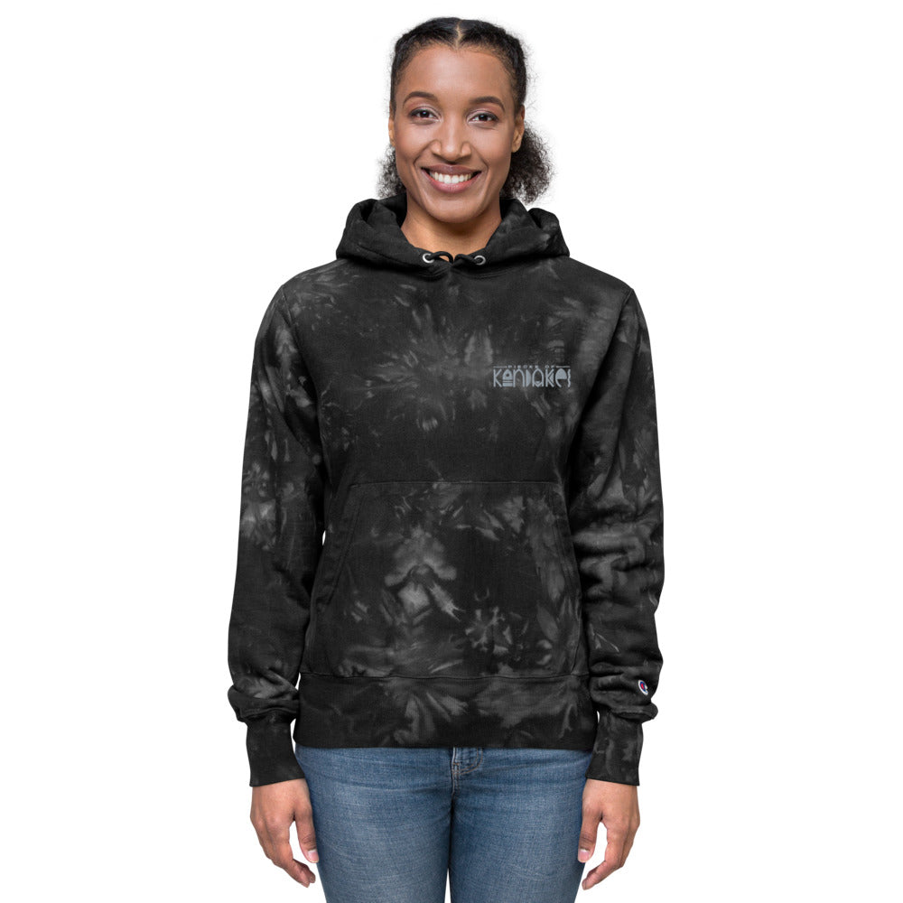 POK Champion tie-dye hoodie