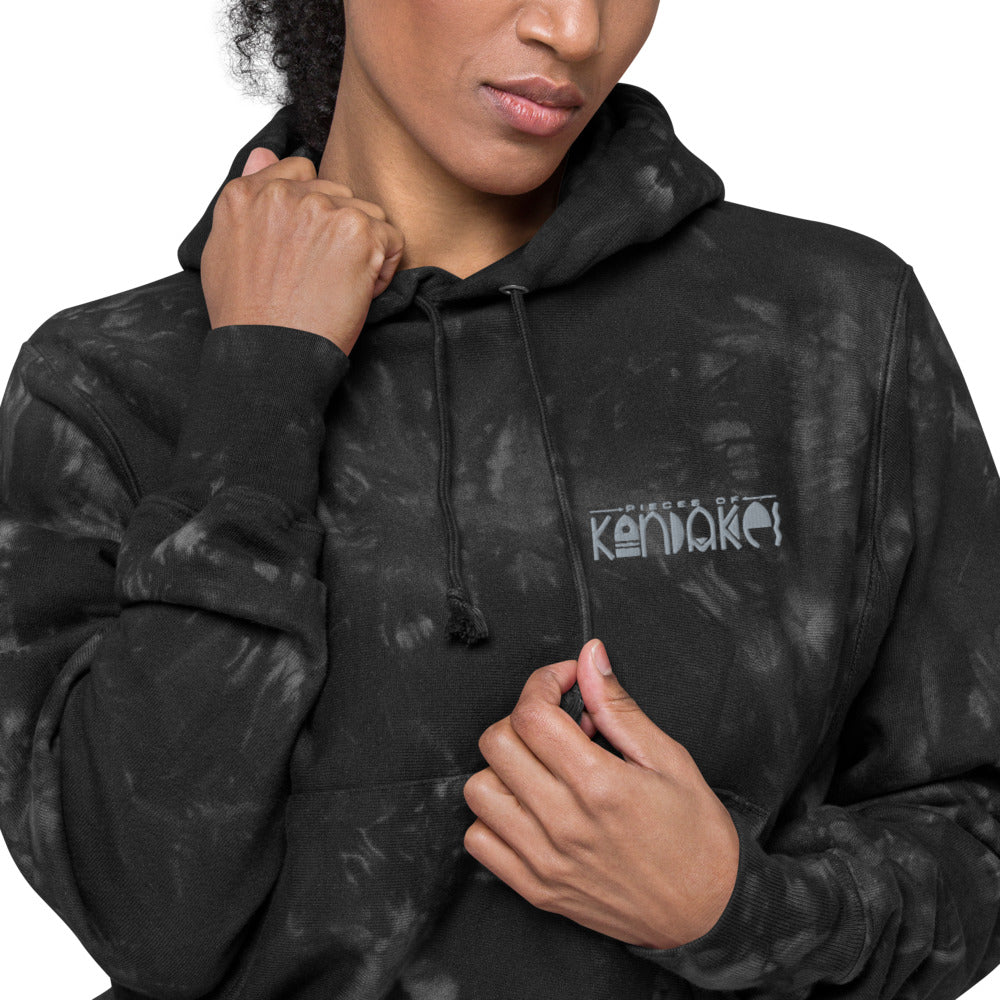 POK Champion tie-dye hoodie