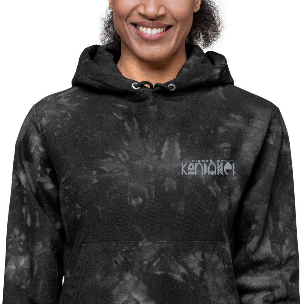 POK Champion tie-dye hoodie