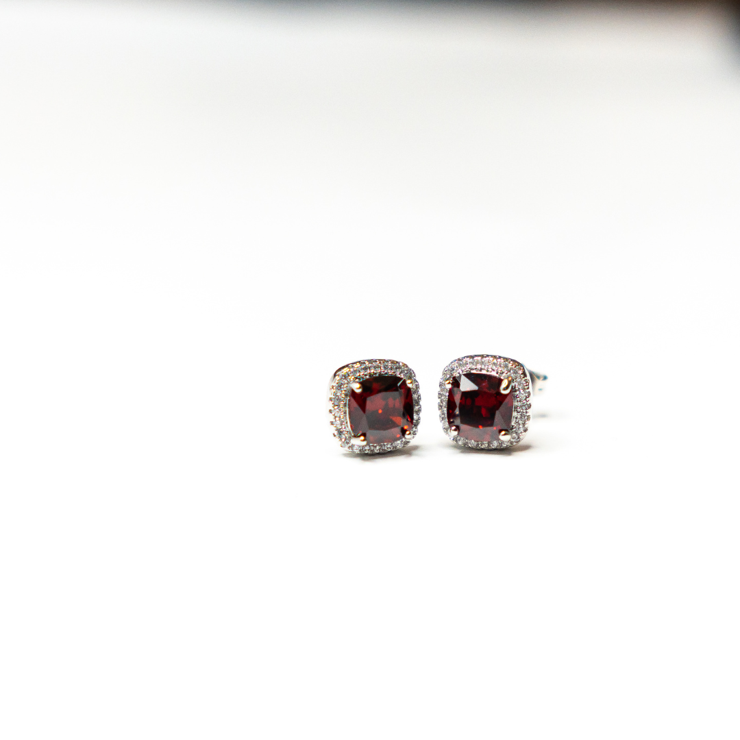 Timeless- Vintage Double Square Stud Earrings